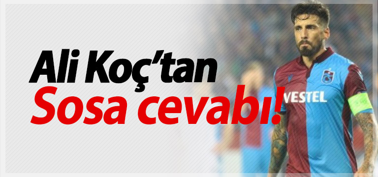 Fenerbahçe başkanından Jose Sosa açıklaması