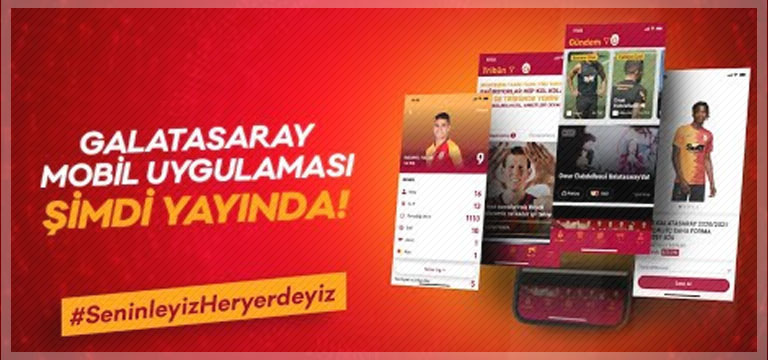 Galatasaray'ın yeni mobil uygulaması çıktı