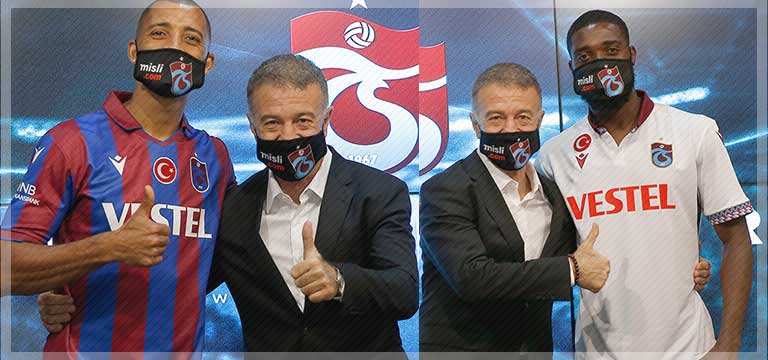 Trabzonspor’da Djaniny ve Hugo’ya imza töreni